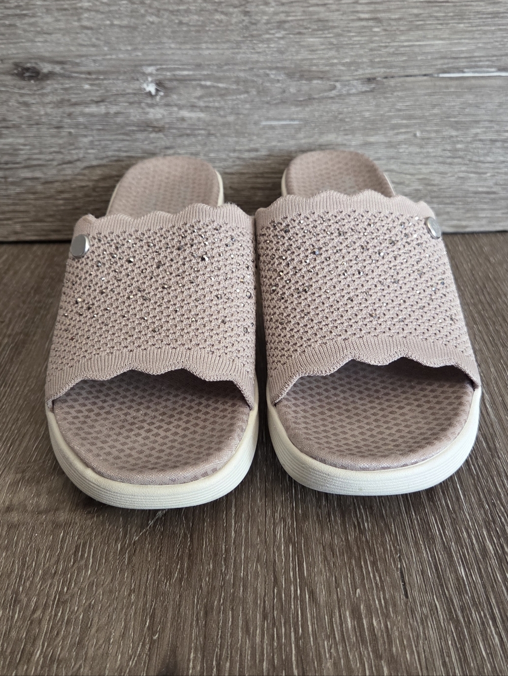 Skechers Martha Stewart Pier-Lite Lite Essence Wedge Sandal Sz 9 - Picture 3 of 9